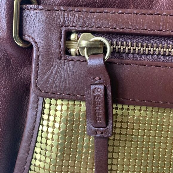 Cole Haan G Series Chocolate Leather Hobo Bag - Picture 5 of 15